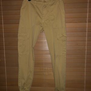 TAN CARGO PANTS